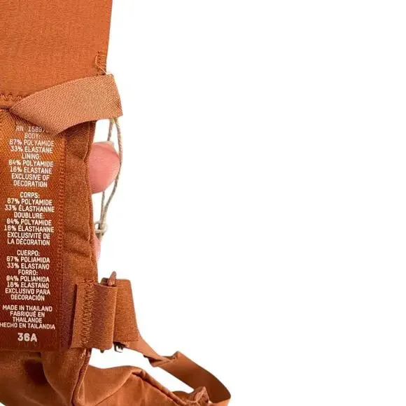 Skims No Show Molded Unlined Demi Bra Bronze Underwire NWT Size 36A - Picture 10 of 11